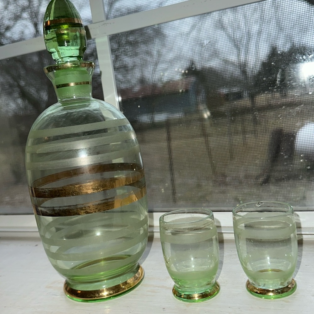 Vintage Italian glass